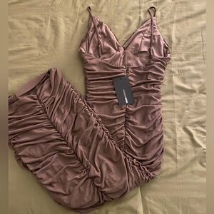 Fashion nova dress. Size S. Brown.